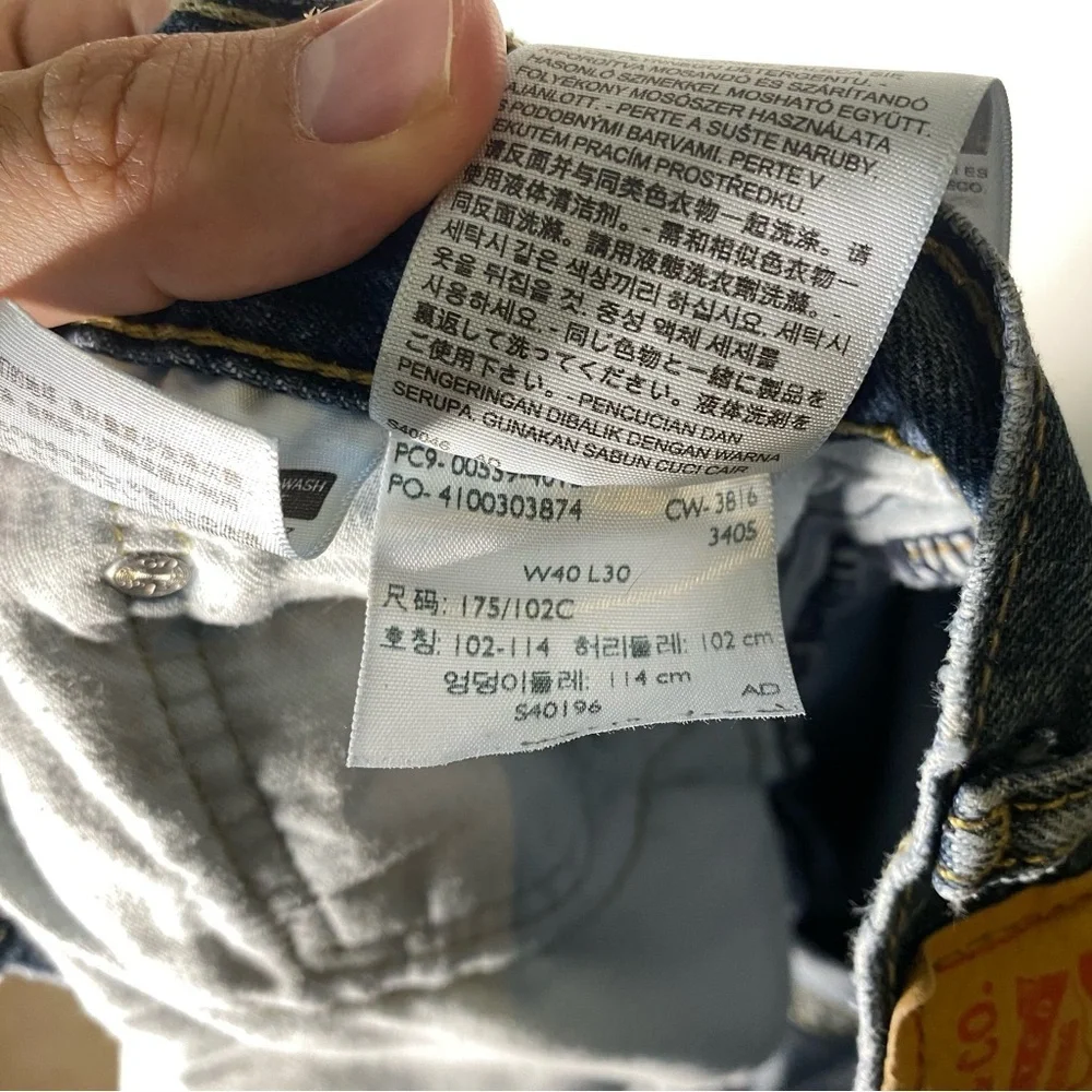 Levi’s Men Jeans 40x30 Relaxed Straight Leg‎ Blue Denim Dad Core Gorpcore Casual